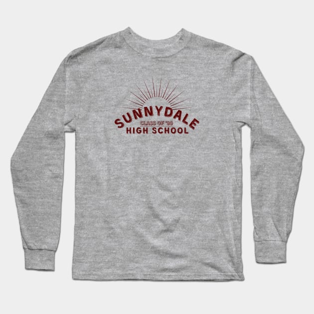 Sunnydale High School Long Sleeve T-Shirt by Clutterbooke